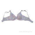 Full-cup Bra with No Pads, Lace Surface, 85% Polyamide 15% ElastaneNew